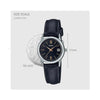 Casio LTPV002L-1B3 Ladies Watch Black Dial Leather Band