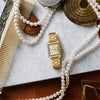Casio LTPV007G-9E Ladies Watch Gold Vintage Rectangle