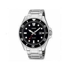 Casio MDV107D-1A1 Divers 200m Black Bezel Watch