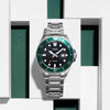 Casio MDV107D-3A Divers 200m Green Bezel Watch