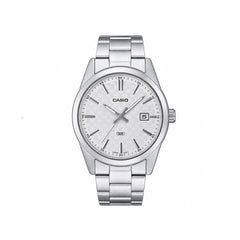 Casio MTPVD03D-7A Men's Analogue Watch Checker Dial