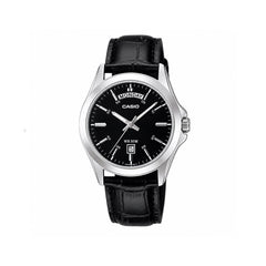 Casio Vintage MTP1370L-1A Analogue Black Dial Watch