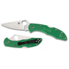 Spyderco Delica 4 Lightweight Flat Ground Plain Blade